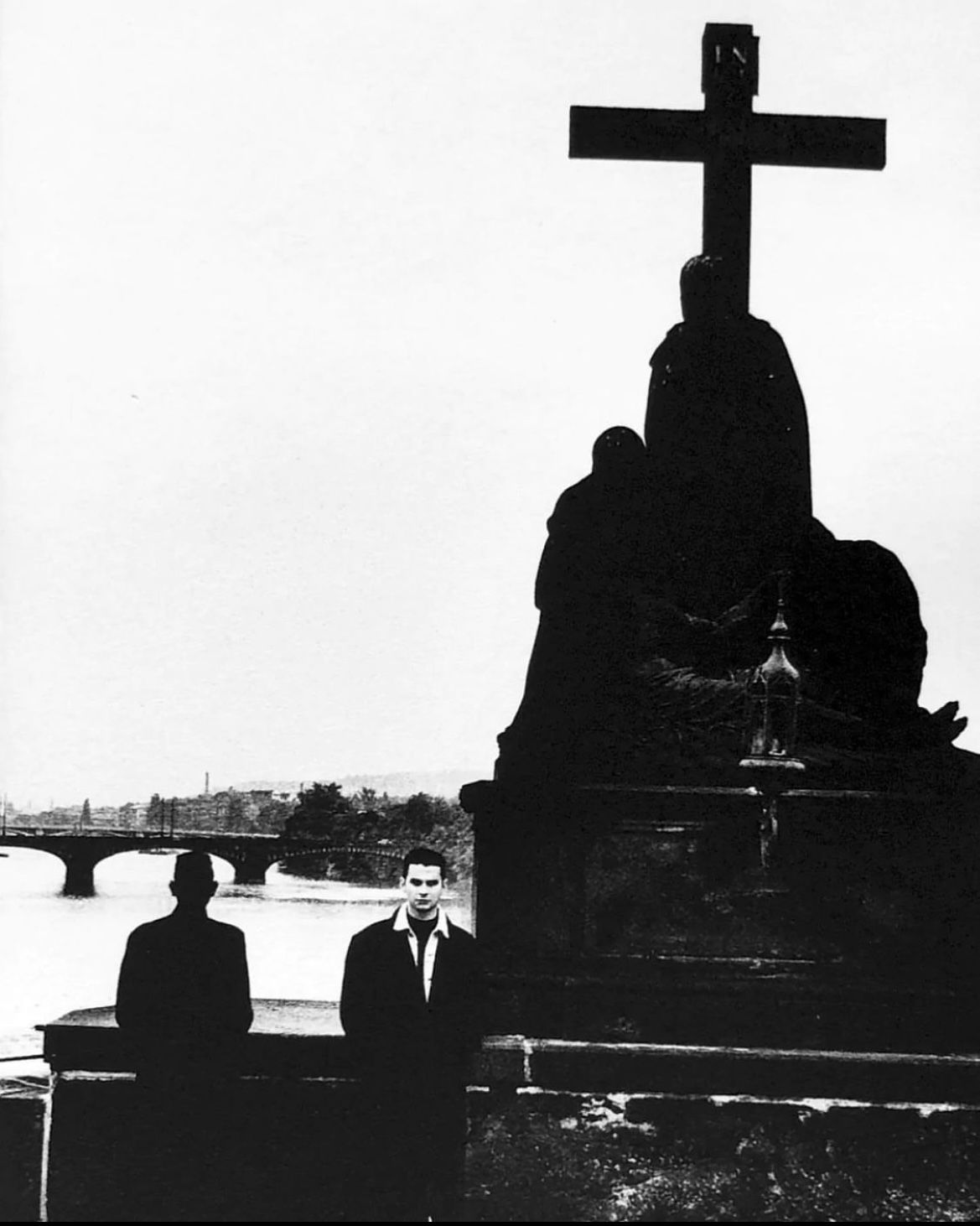 Depeche Mode on the Charles Bridge, Prague 1988